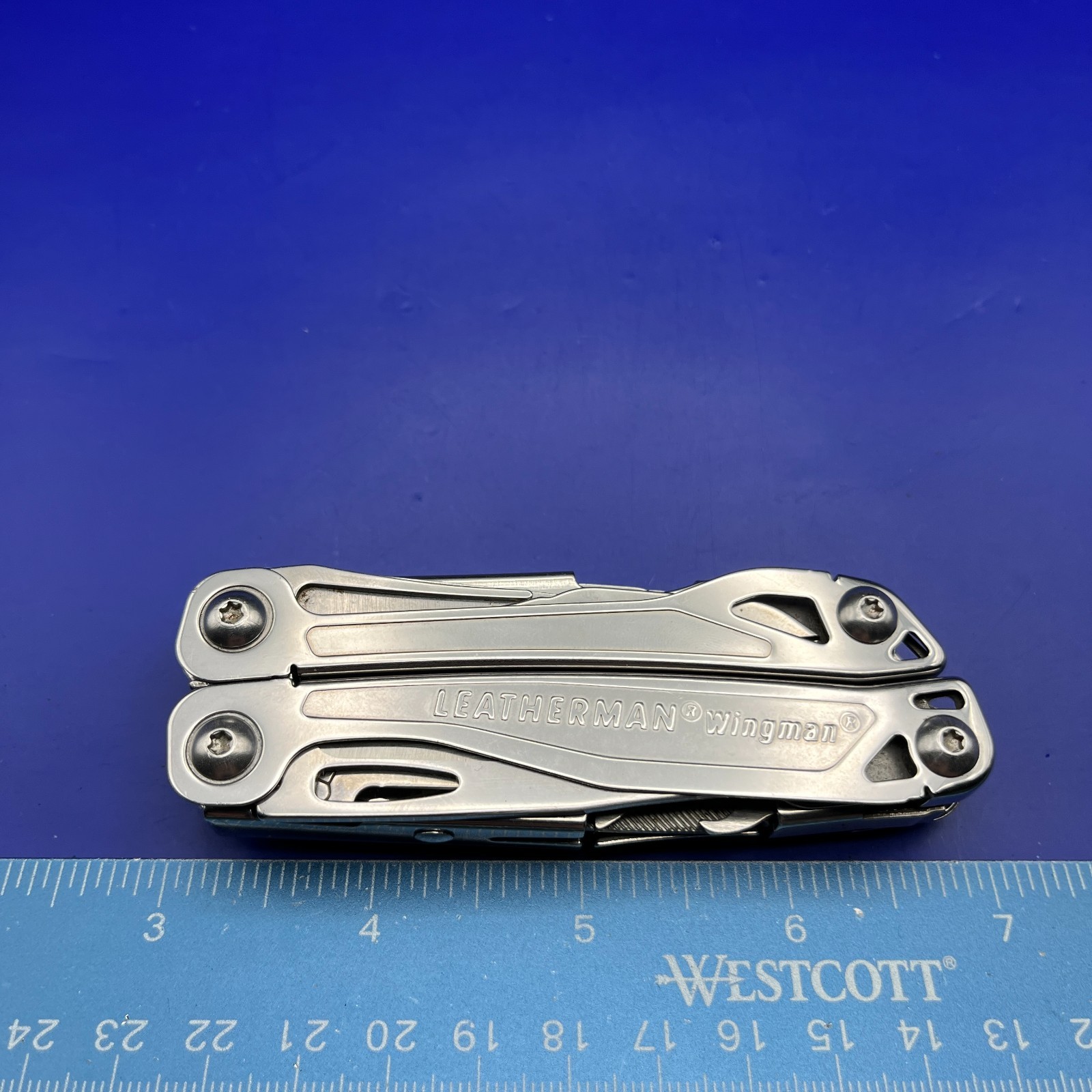 Leatherman Stainless Steel Wingman Multi Tool Scissors Knife Plier