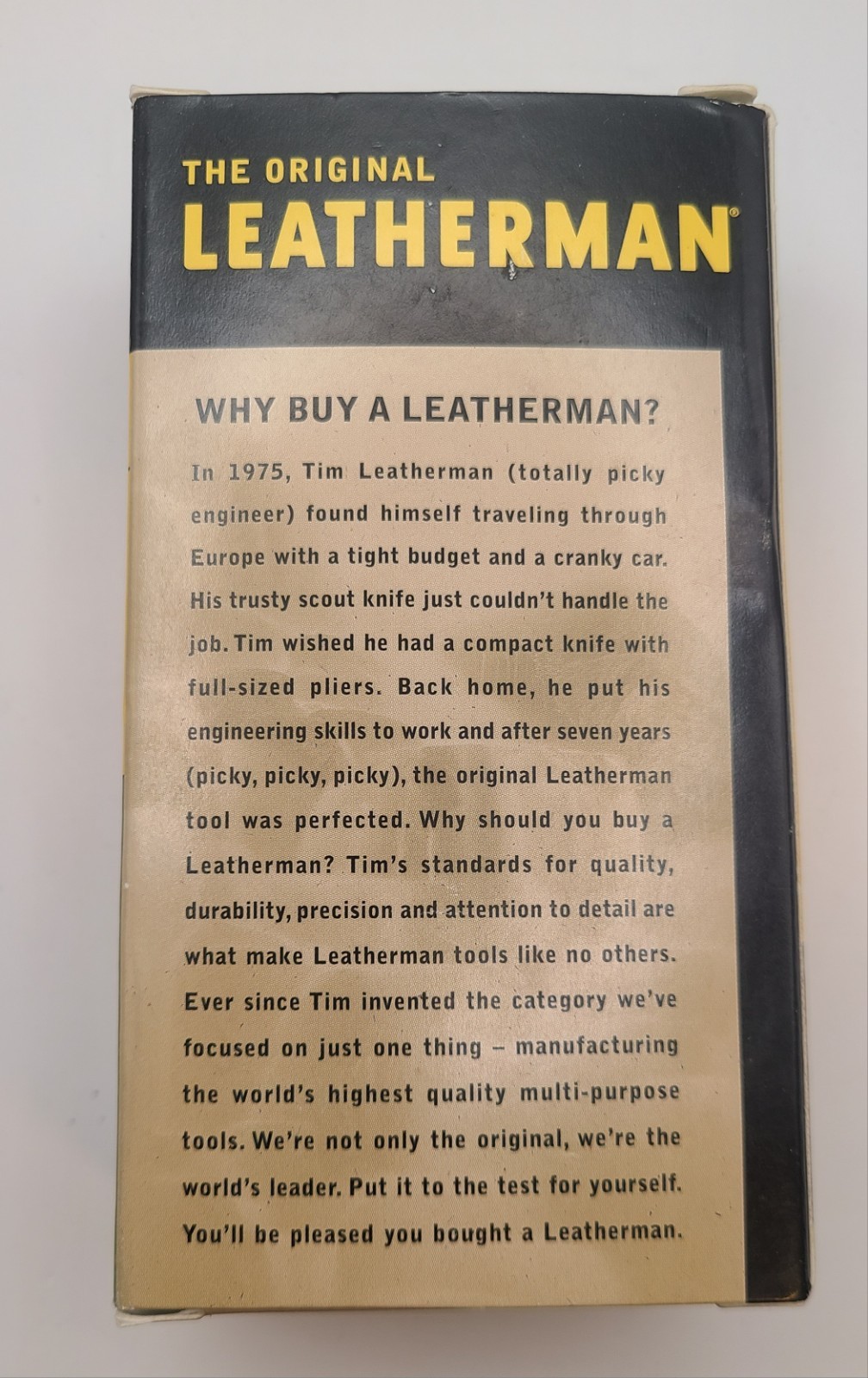 [NOS] Rare Vintage Leatherman Super Tool 200 – NEW Full Original Box Set