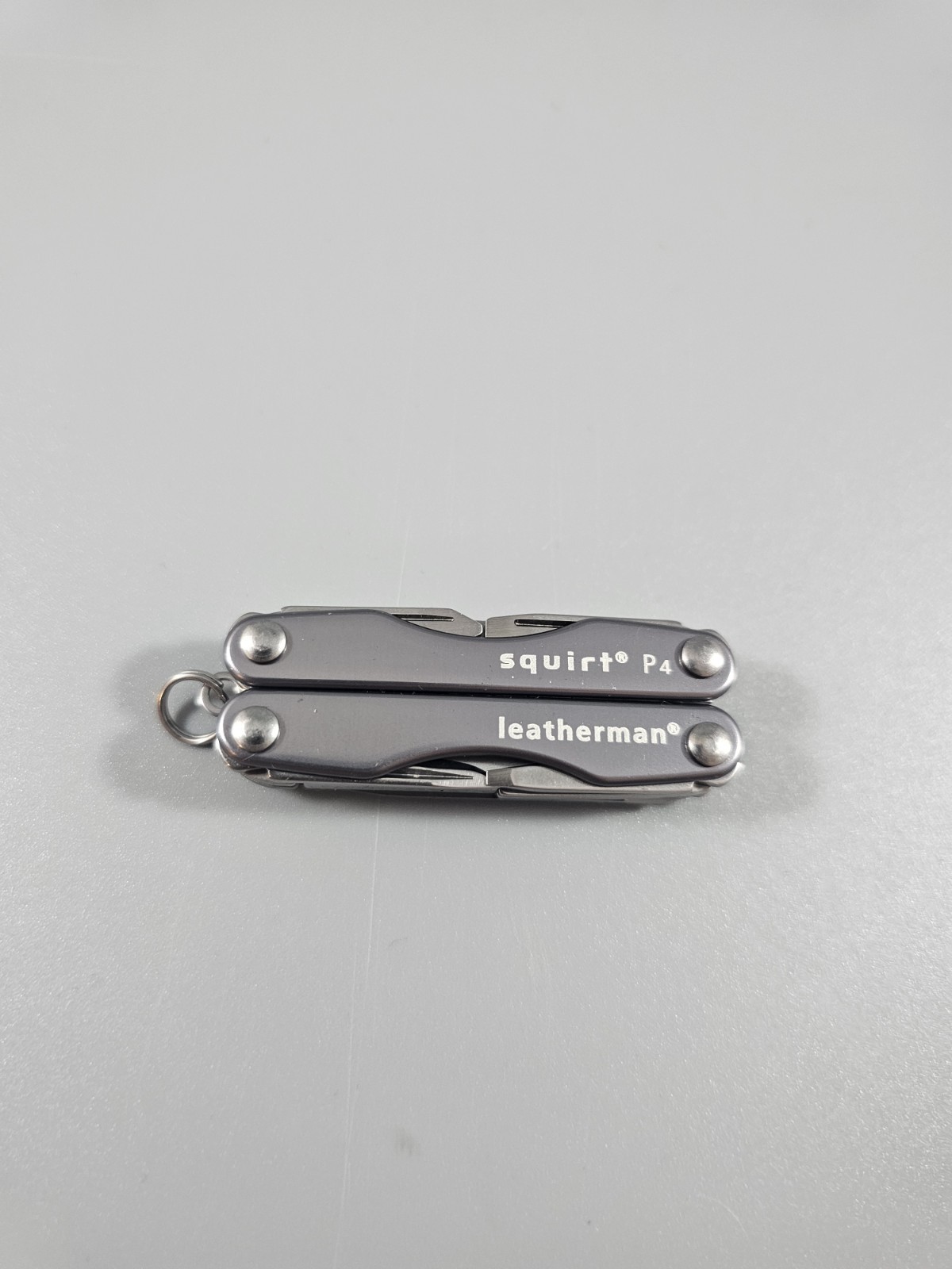 Leatherman Squirt P4 UTAH NATIONAL GUARD Gray Multi-tool Knife – Very Clean
