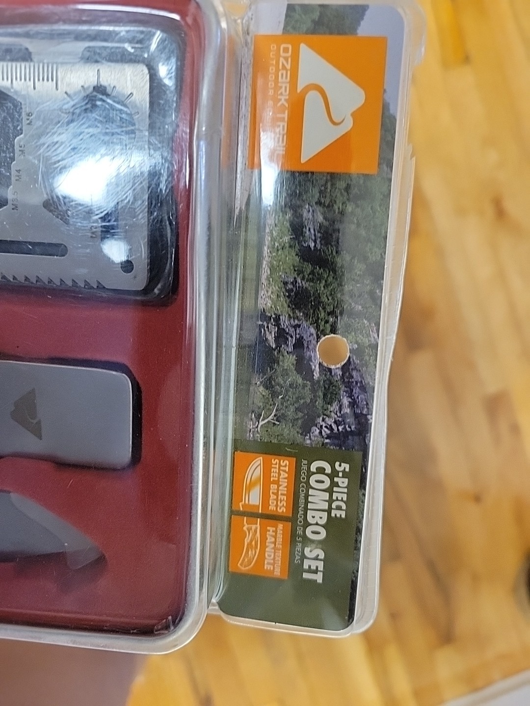 Ozark Trail 5-piece Combo Knife Set – Stainless Steel! Collectors Tin! Multitool