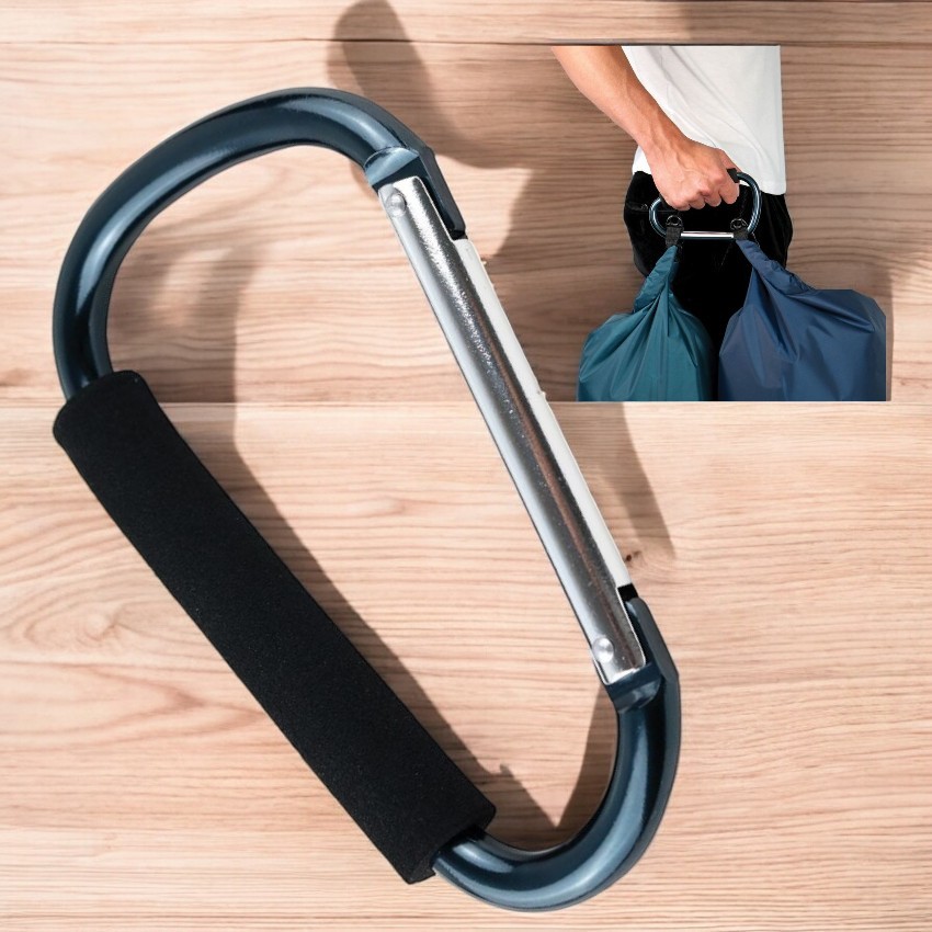 Carabiner | Coghlan’s 6.5″ Large Handle Carry Biner Padded For Heavy Gear Blue