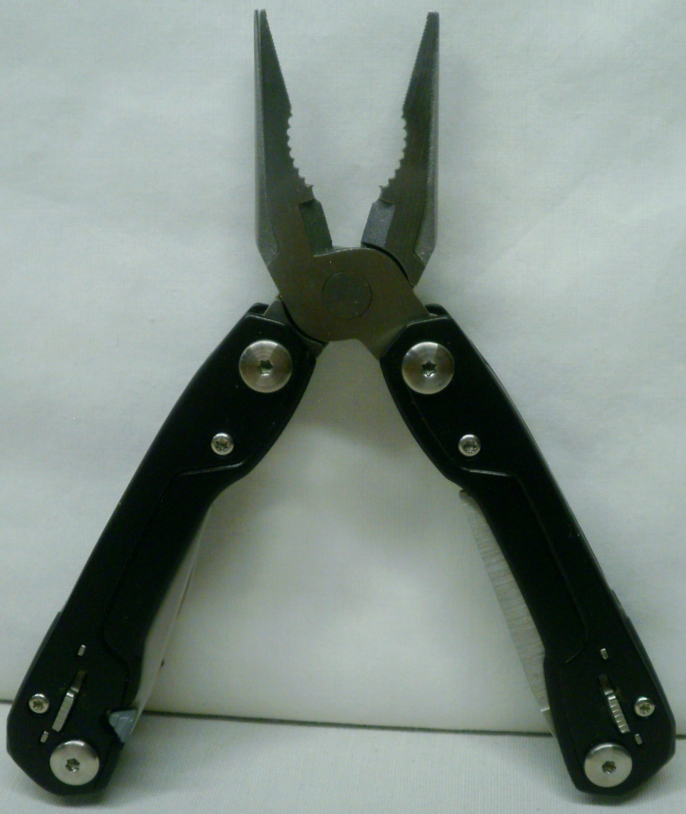 Folding Pocket Multi Tool Pliers Pocket Knife Scissors Can Opener Screwdriver