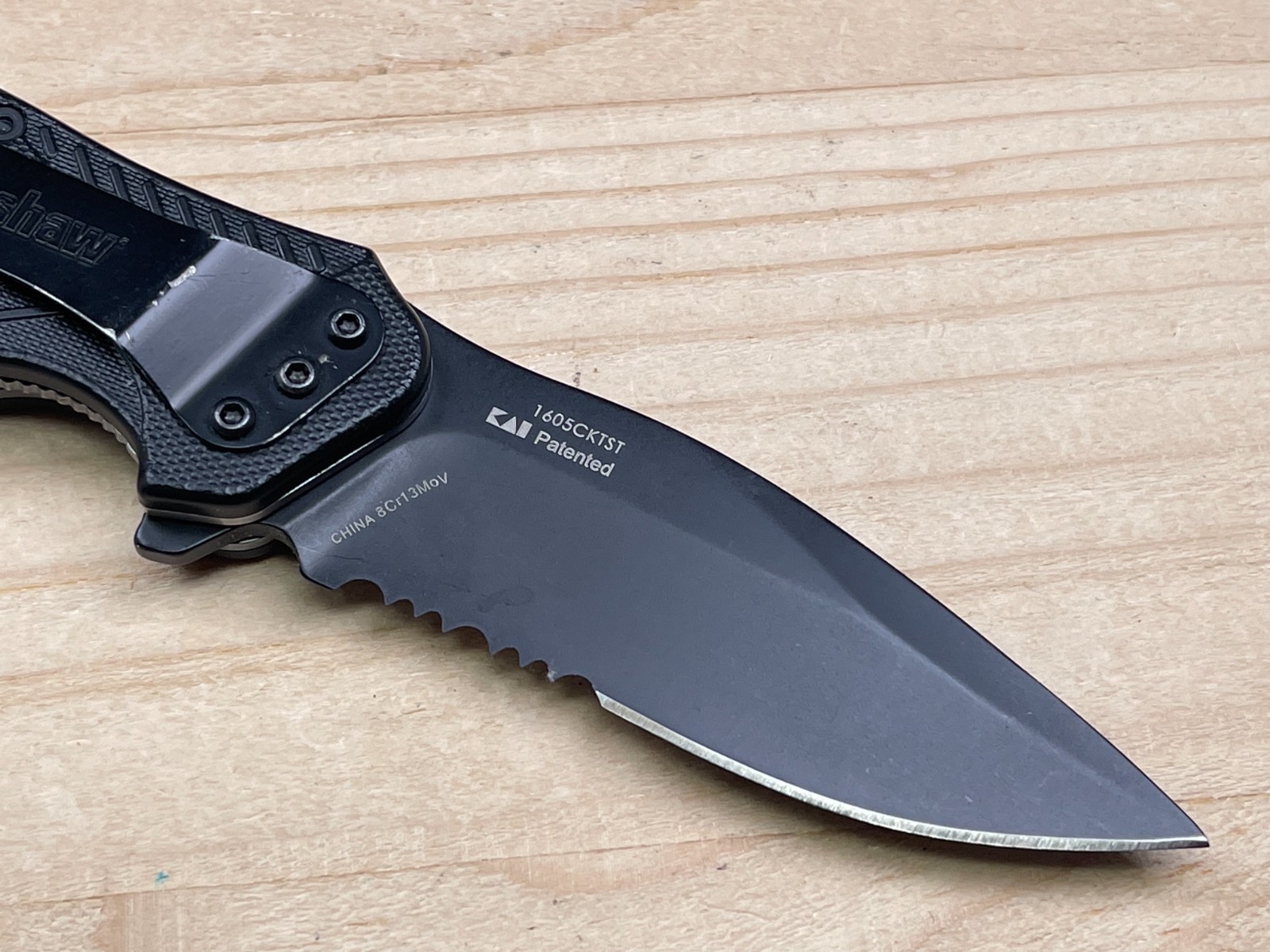 Kershaw 1605CKTST Clash Black A/O SpeedSafe Ken Onion Folding Pocket Knife