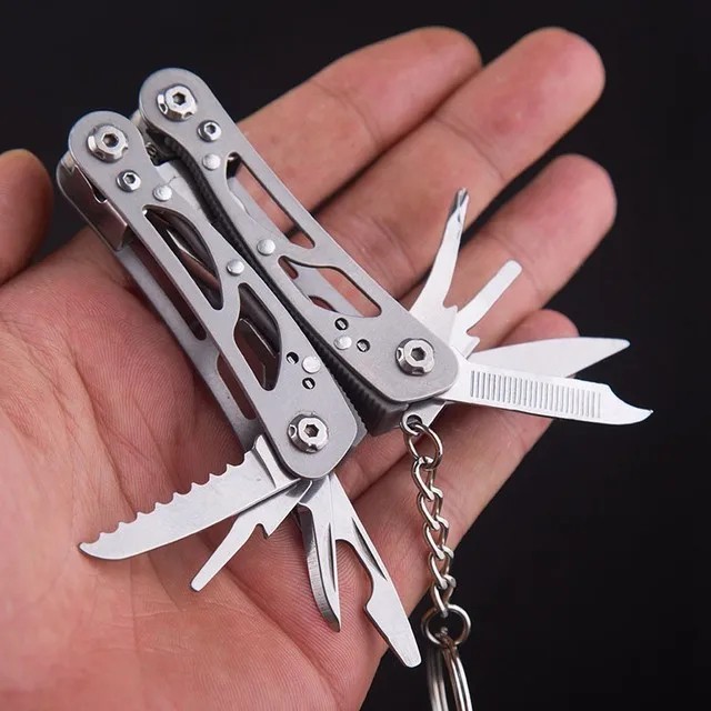 14-in-1 MINI Multitool Pliers Rugged & Practical Portable Pocket Camping Tools