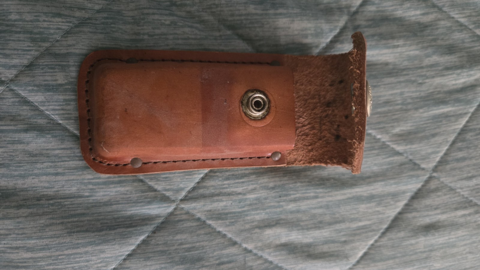 VINTAGE SCHRADE ST1 MULTI TOOL WITH LEATHER SHEATH EXCELLENT CONDITION.