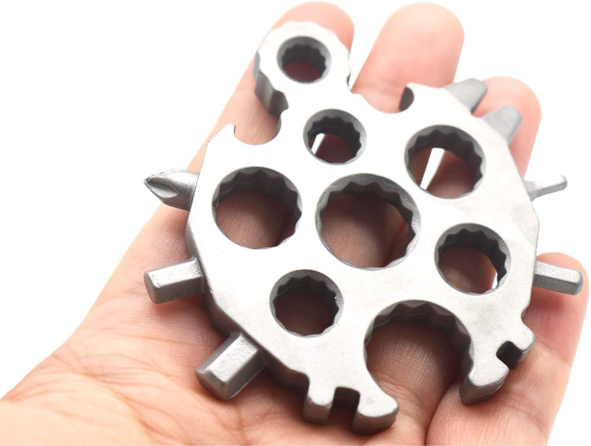20-In-1 Multi Tool Snowflake Shape for Bottle Opener and Flat Phillips Screwdriv