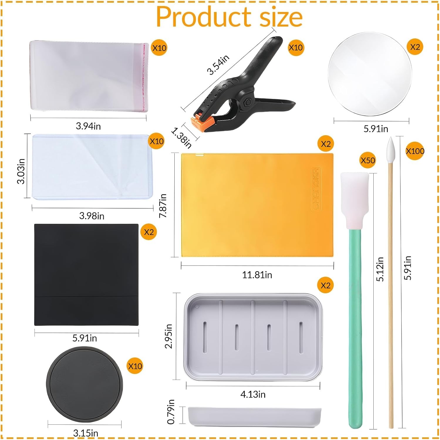 198-Piece Trading Card Care Kit – Cleaning Tools & Accessories
