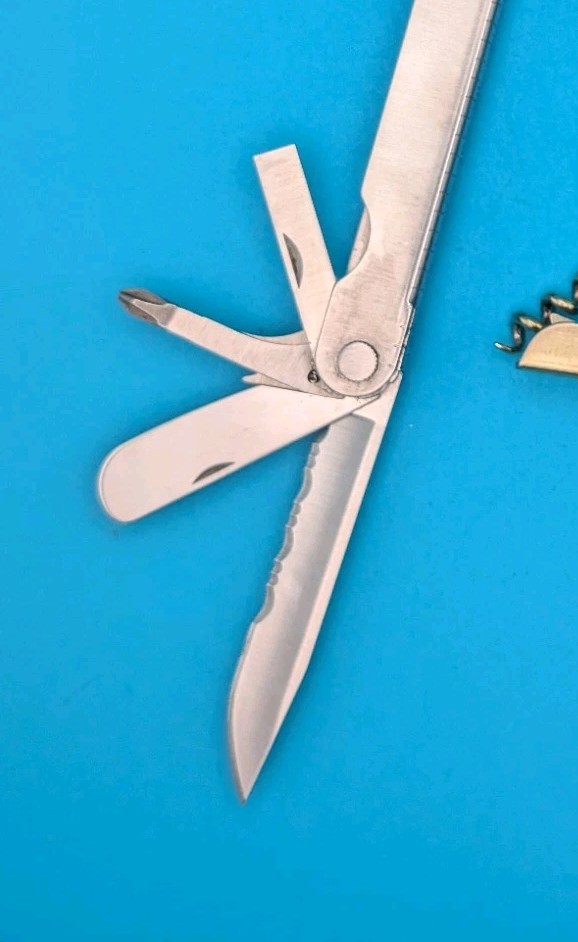Leatherman Flair Multi-Tool Stainless Knife Pliers USA! With Sheath! 03/00 DATE
