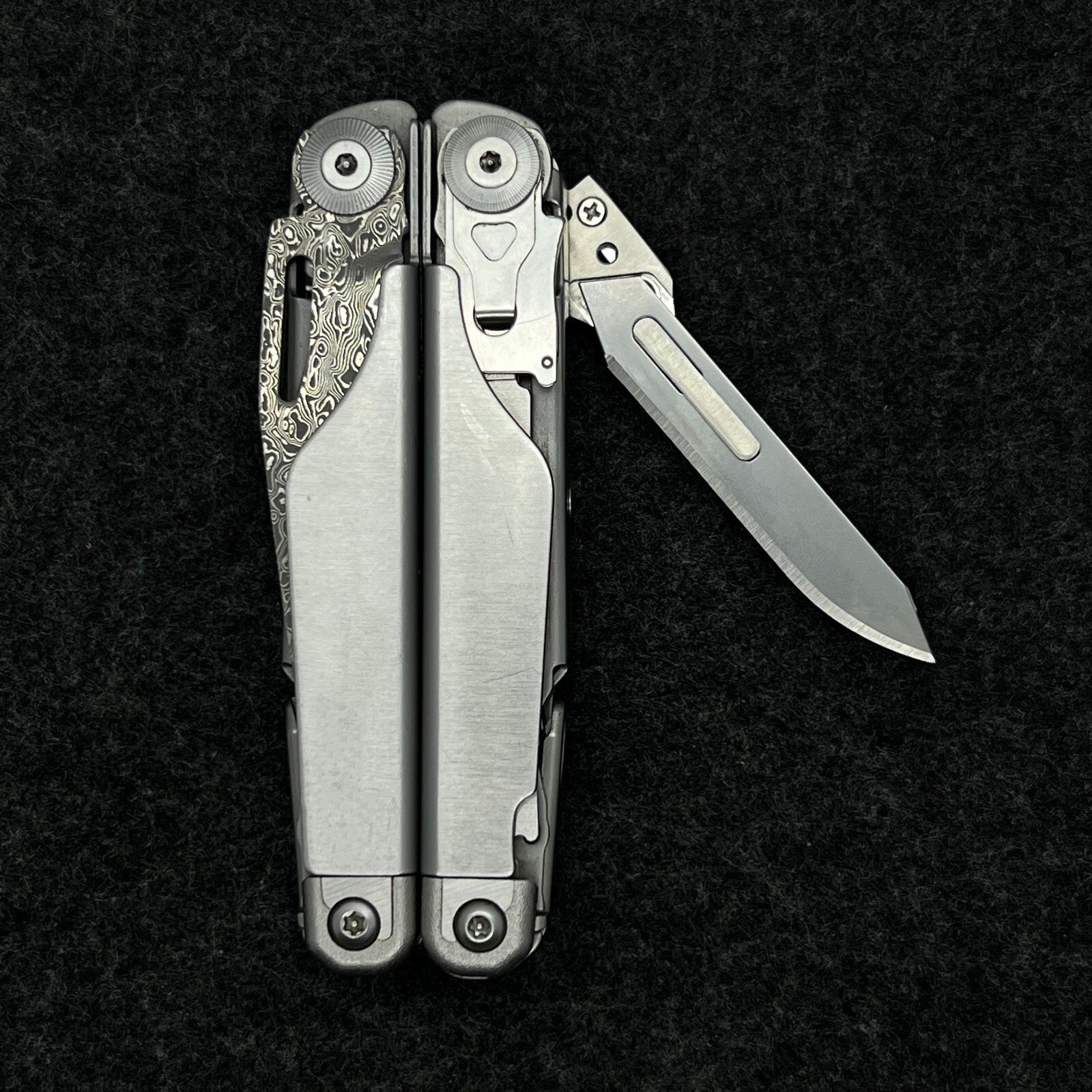 Scalpel Handle with Thumb Grip Fits Surgical Blades No60 for Leatherman Surge