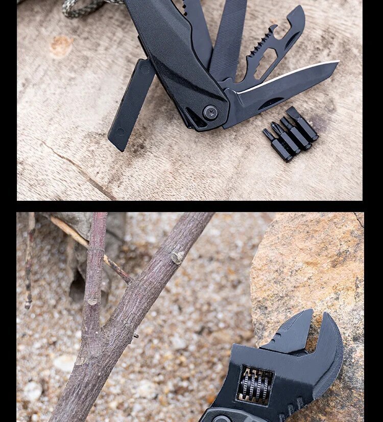 Multifunctional Wrench Pliers Outdoor Combination EDC Tool Plier Saw Wrench Tool