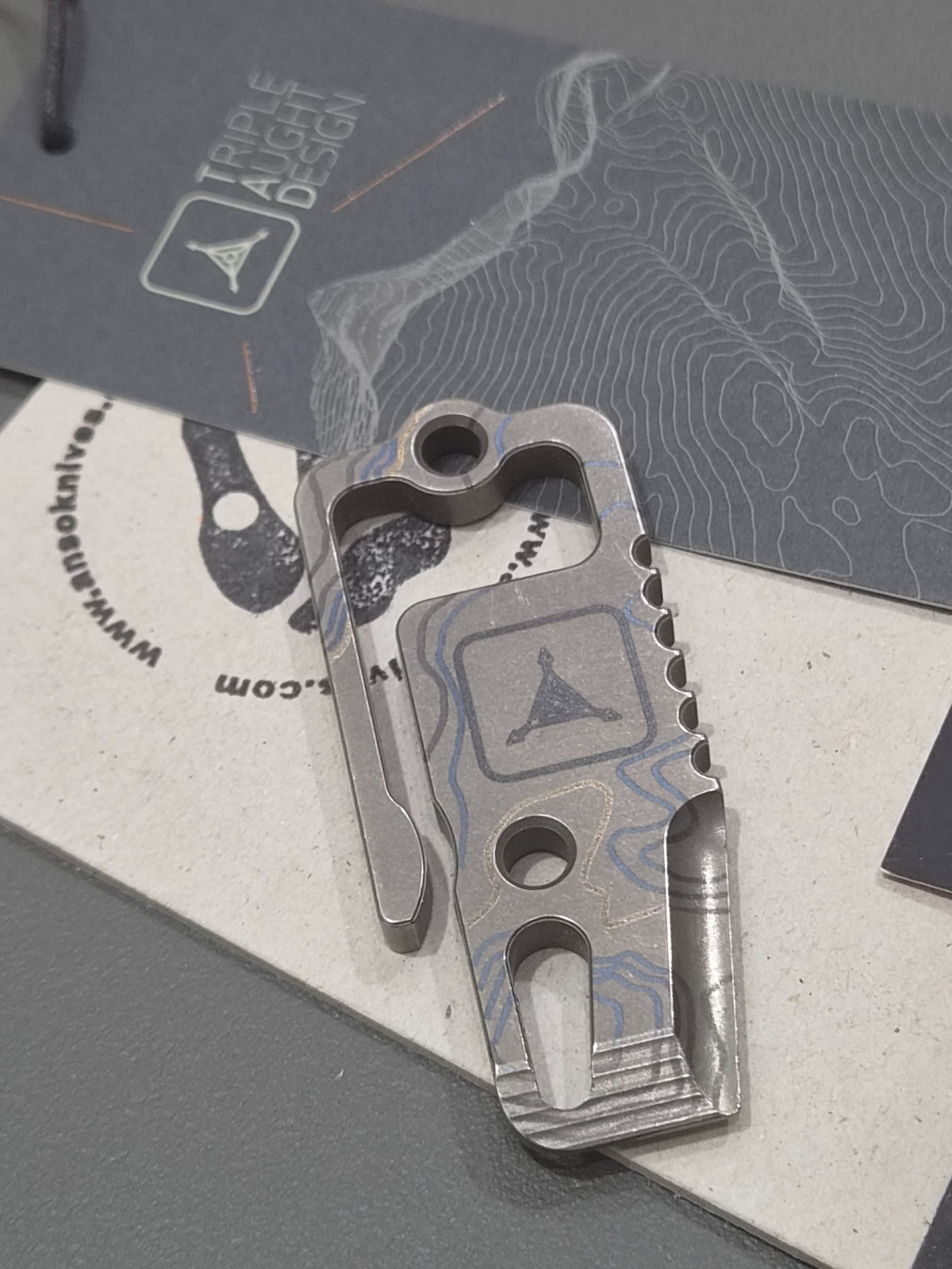 Triple Aught Design TAD Go For Tool Anso Edition Titanium Topo