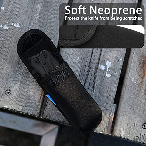 Pocket Knife Holder, Multitool Sheath Utility Knife Holster with Carabiner, 4”