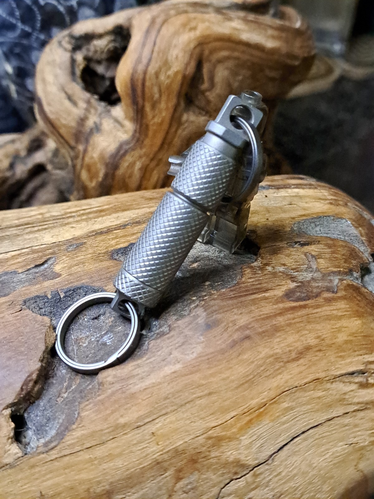 Pro Series Titanium Quick-Release Multi-Tool Swivel Box Opener Pill Fob
