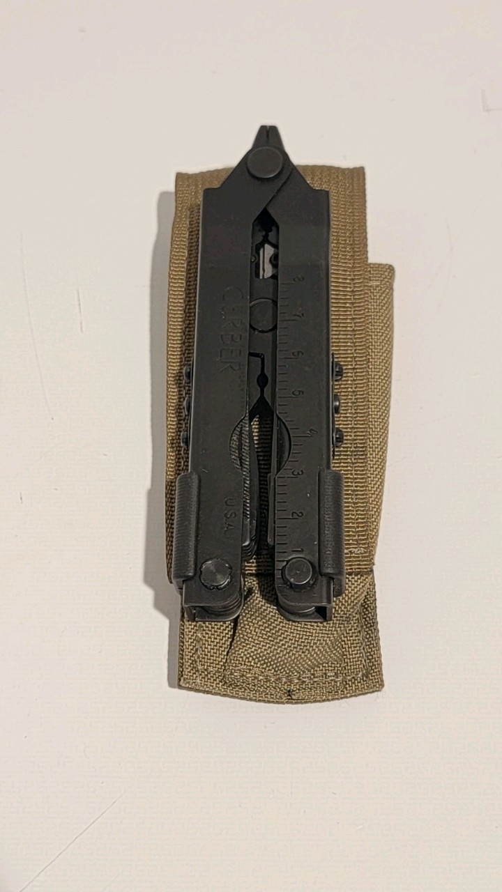 USGI Gerber MP600 BLACK Multi-Tool Multiplier Military Pocket Plier w/ Sheath