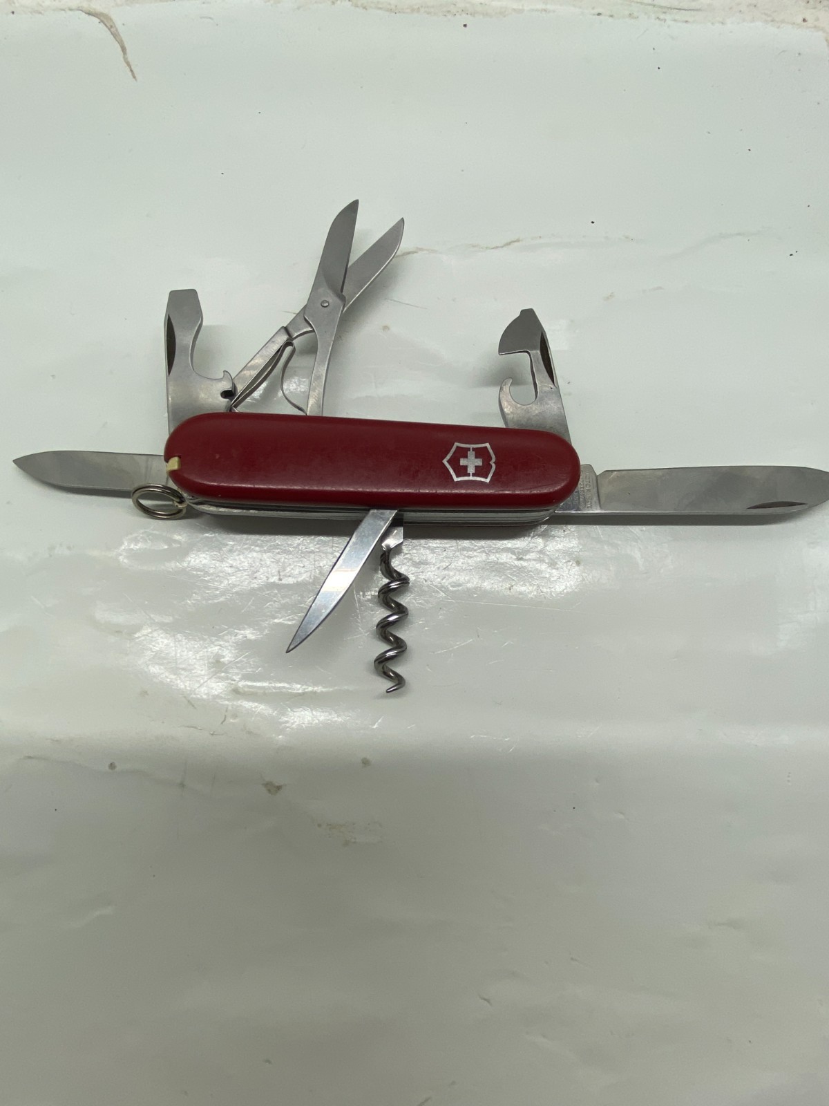 Victorinox Swiss Army Knife Climber 91mm Red Multi Tool Scissors Corkscrew