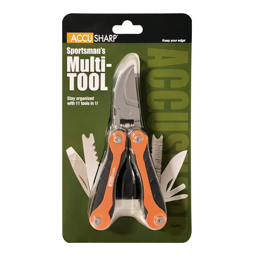 AccuSharp Sportsman’s Multi-Tool Pruner Clip & Shear Accessory Tool Set 11 Tools
