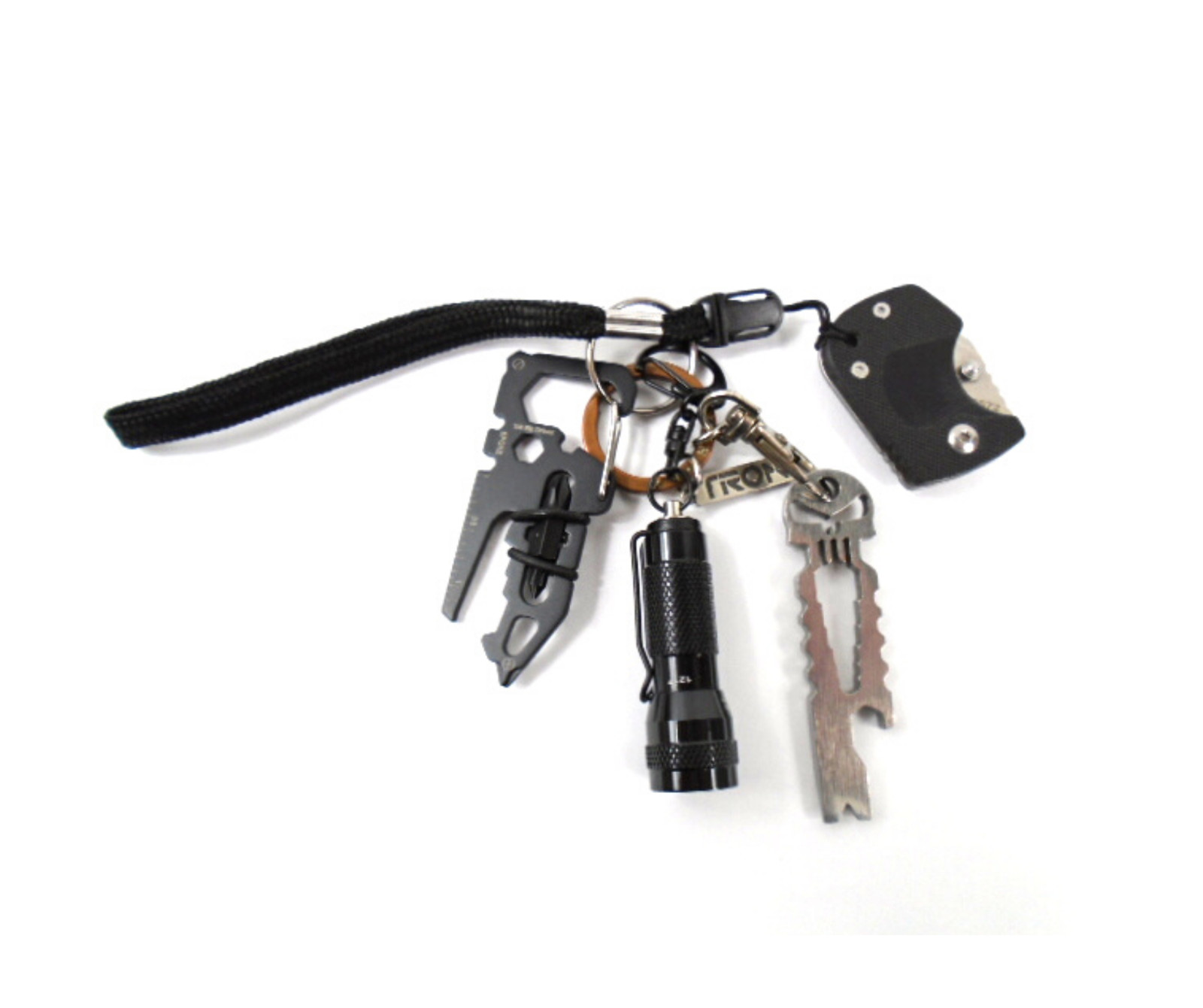 15 In 1 Multi Tool Card Stainless Steel Key Chain Clip EDC Ready