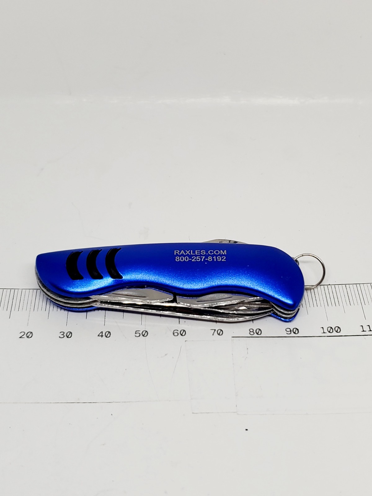 Stainless Steel Pocket Knife blue 6-in-1