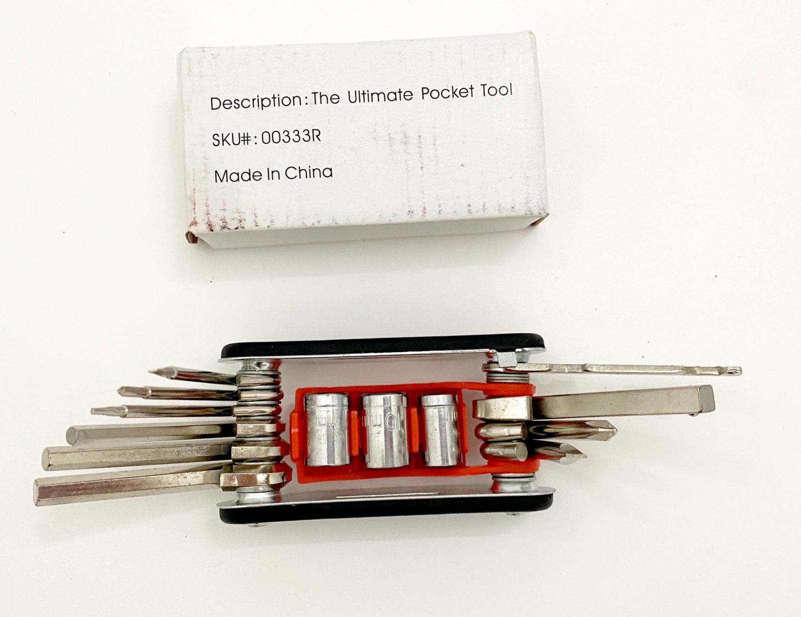 New In Package Handy On the Go Ultimate Pocket Tool 10 in 1 With sockets