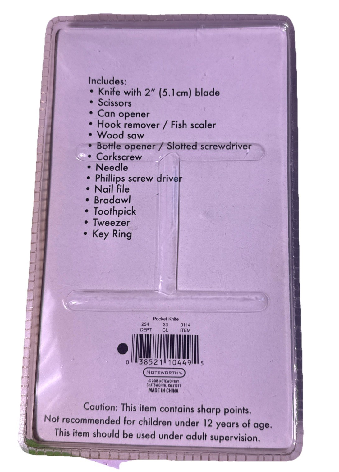SEALED NEW Naturetrek 14 Blades & Tools Stainless Steel Pocket Knife