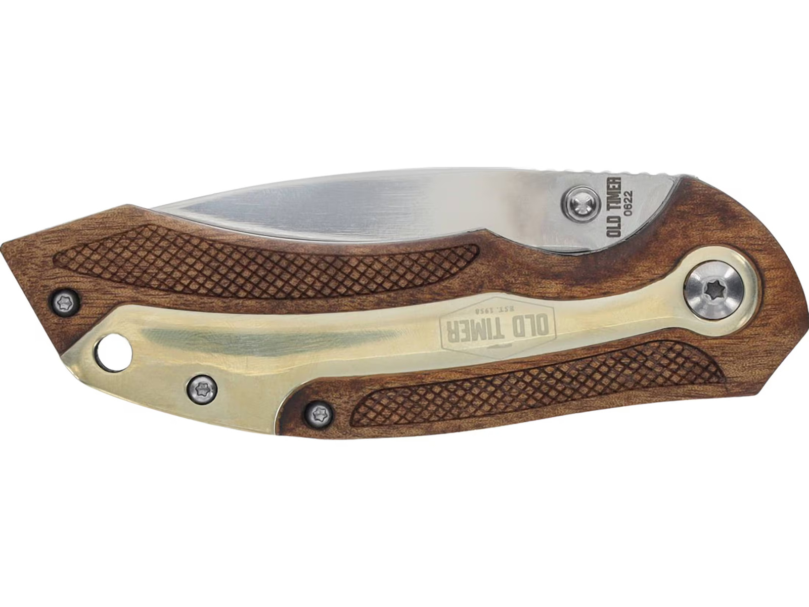 Old Timer 1190129 Assisted Opening Pocket Knife 2.9″ Drop Point 7Cr17MoV Satin