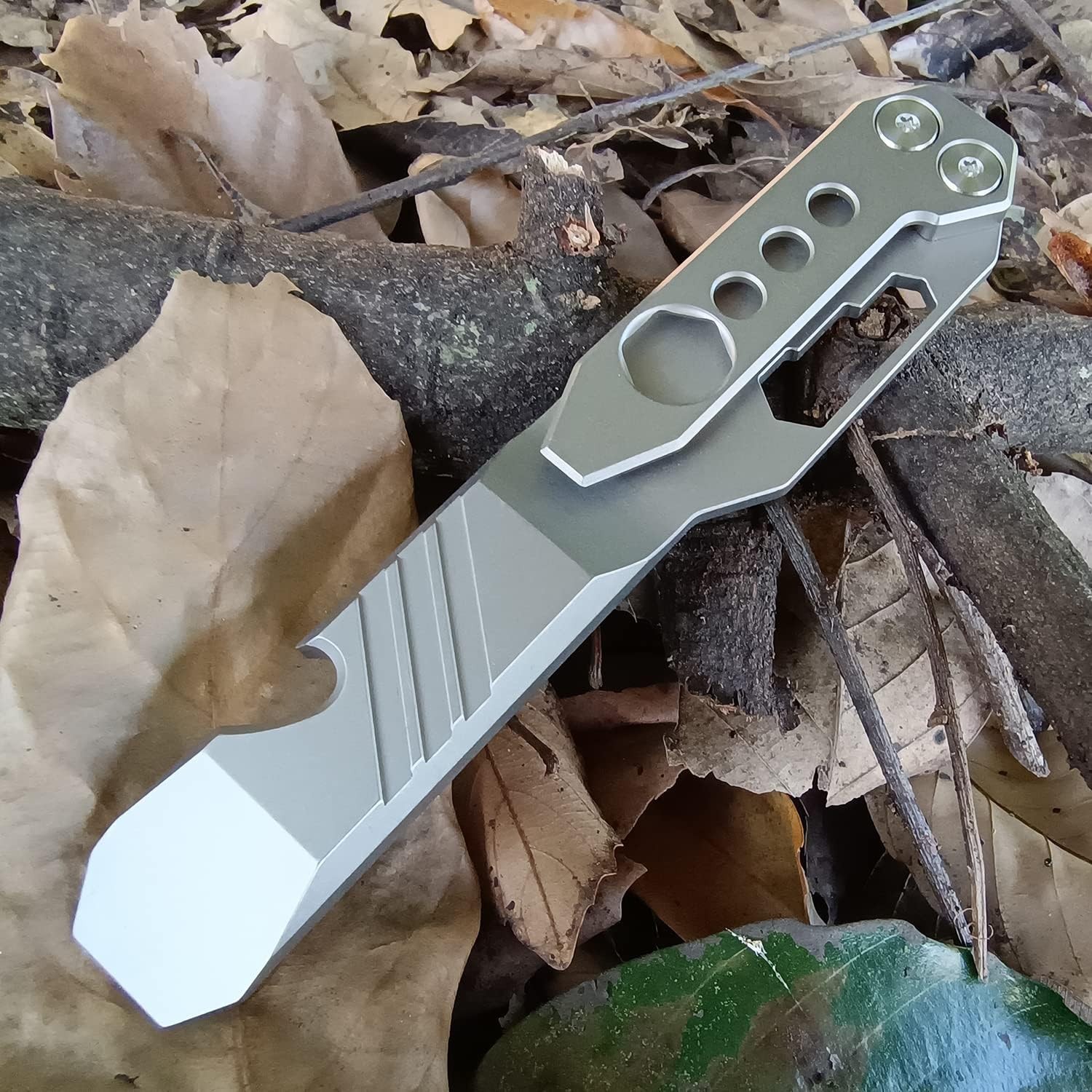 Titanium Pry Bar Outdoor Prybar EDC Wrench Bottle Opener Multi-function tool …