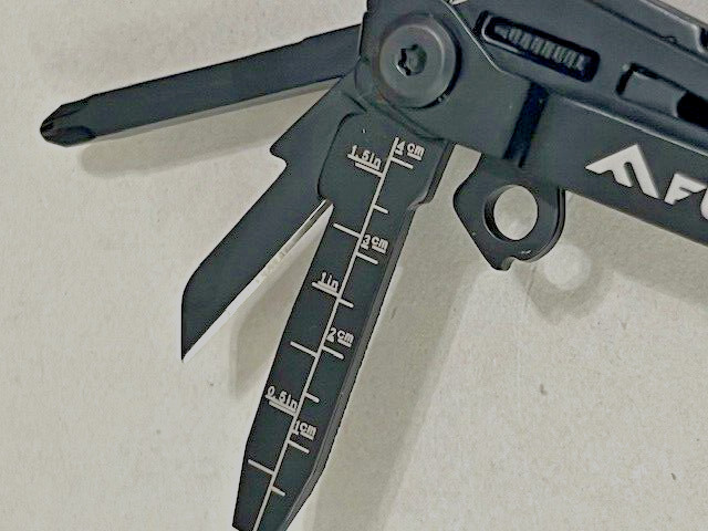 Flissa Multitool Plier Black FOLDING Pocket Tools WITH Sheath – Excellent