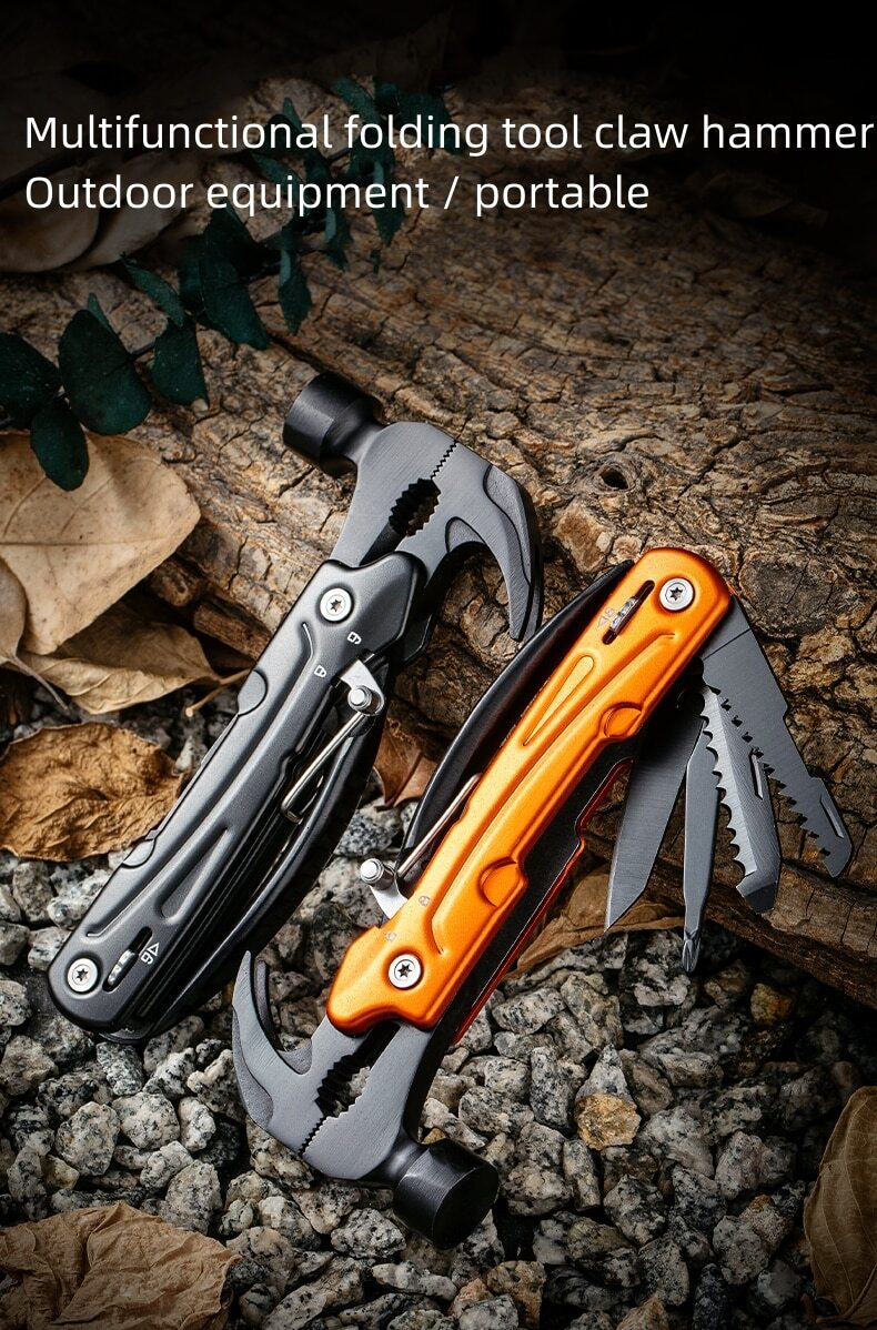 Multifunctional Jaw Claw Hammer Tool Car Life-saving Emergency Knife Plier