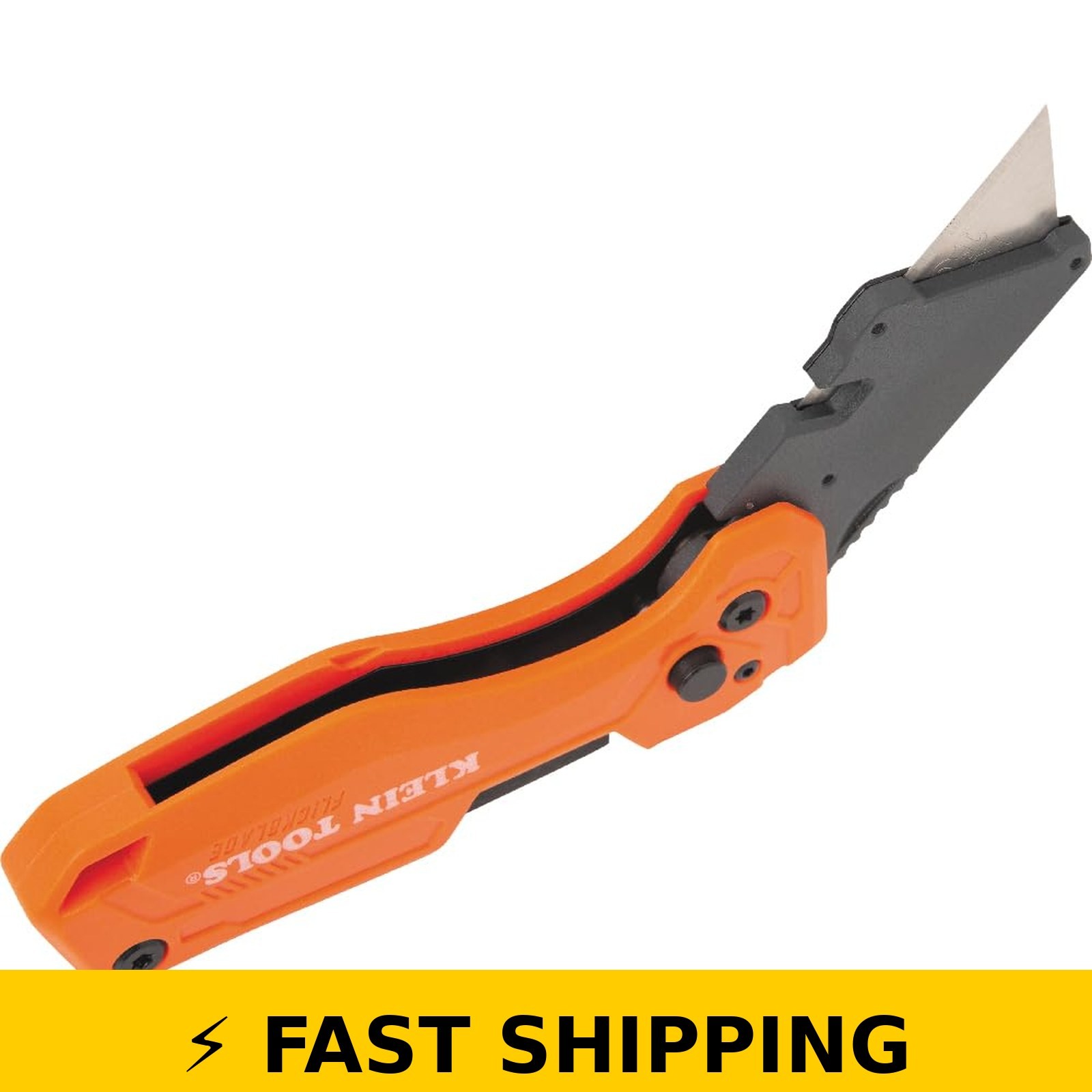 Klein Tools Folding Utility Knife with Impact Driver, Compact Design