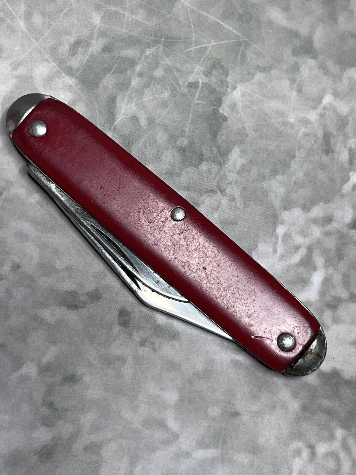 Vintage USA Made Multi Tool Pocket Tactical Camping Folding Army Knife 1719