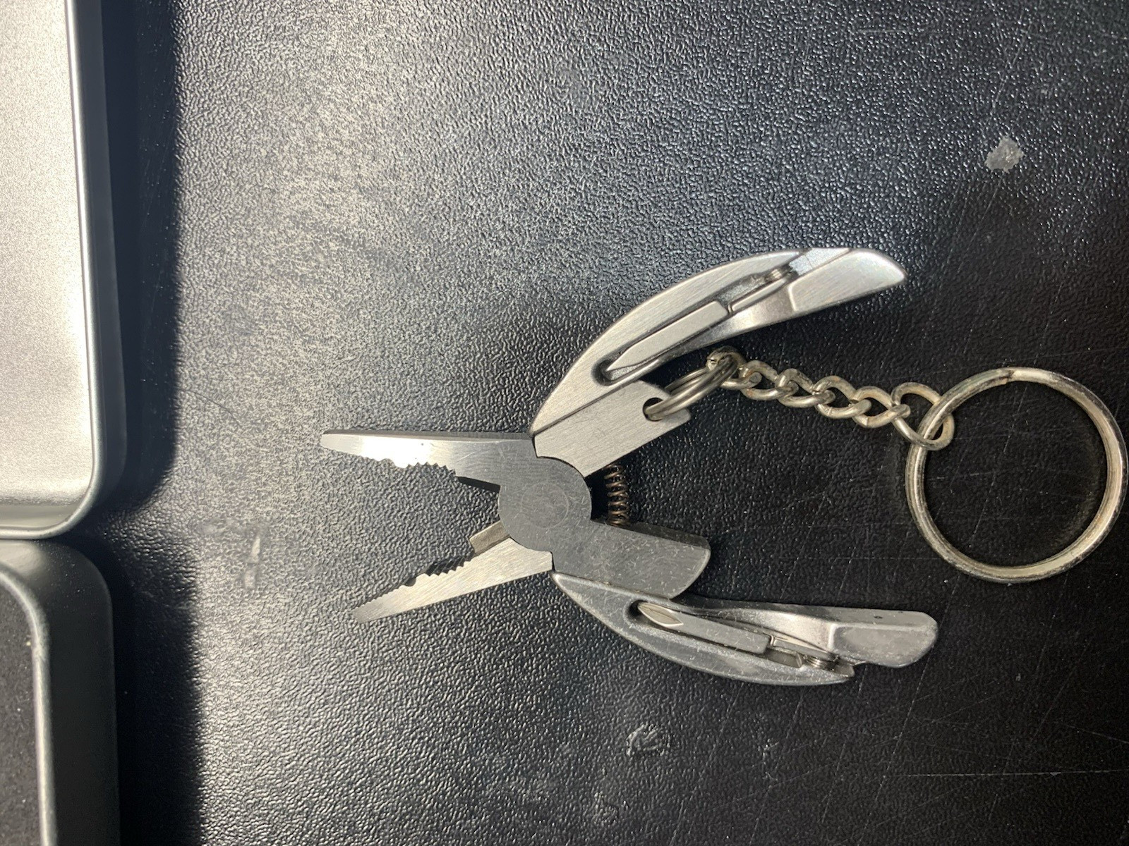 BASF PROMO Portable Multi-Tool Pliers Combo Keychain -Stainless Steel