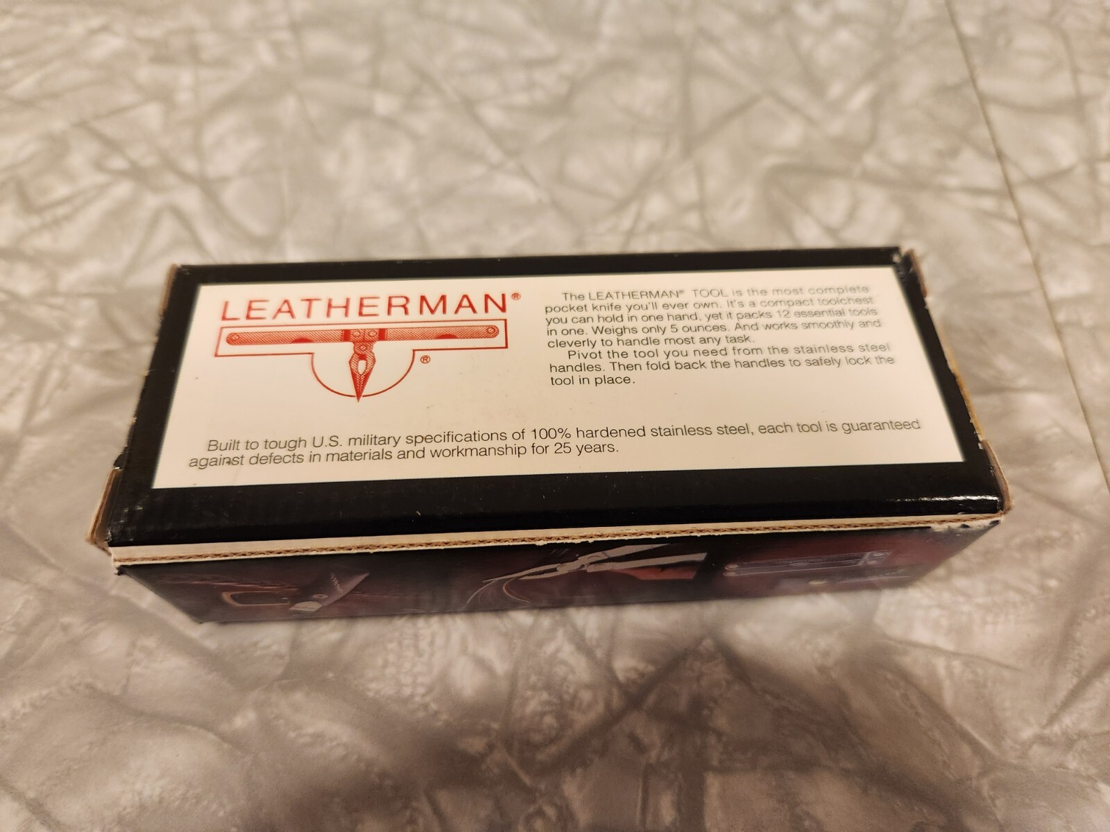 Vintage 1992 Genuine Leatherman Survival Tool with Sheath & Box Portland USA