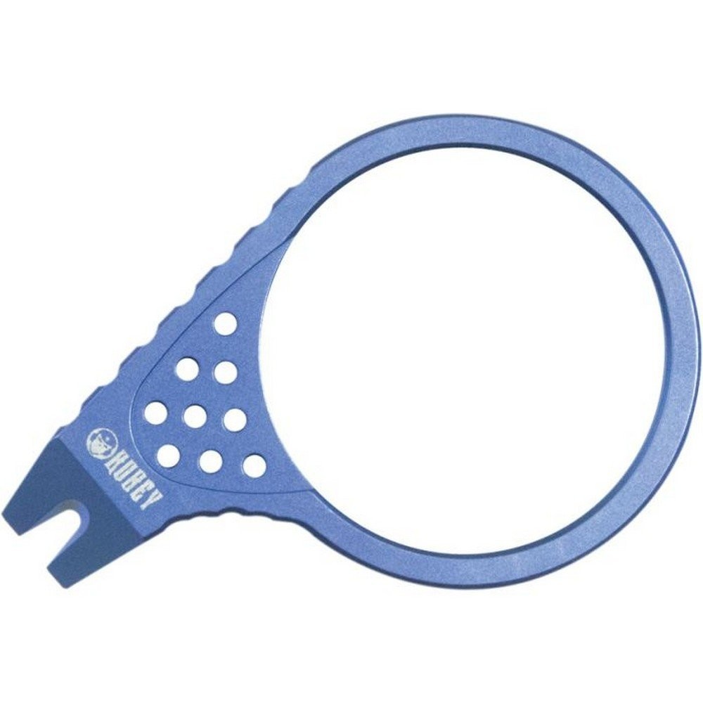 Kubey Pry Tool Blue With Finger Ring Titanium Construction Lightweight – KU410B