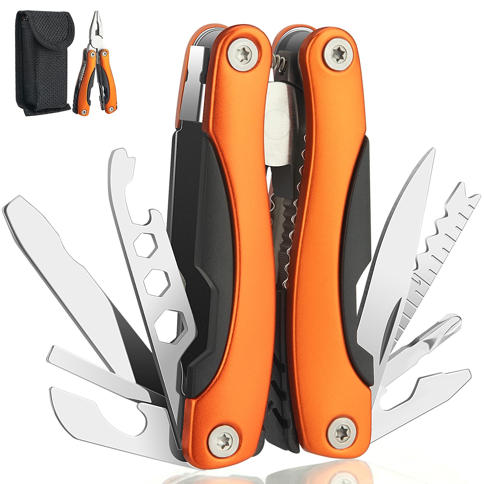 Needle Nose Pliers, Multi Tool, Hiking Essentials, Fathers Gifts, Pocket Knif…
