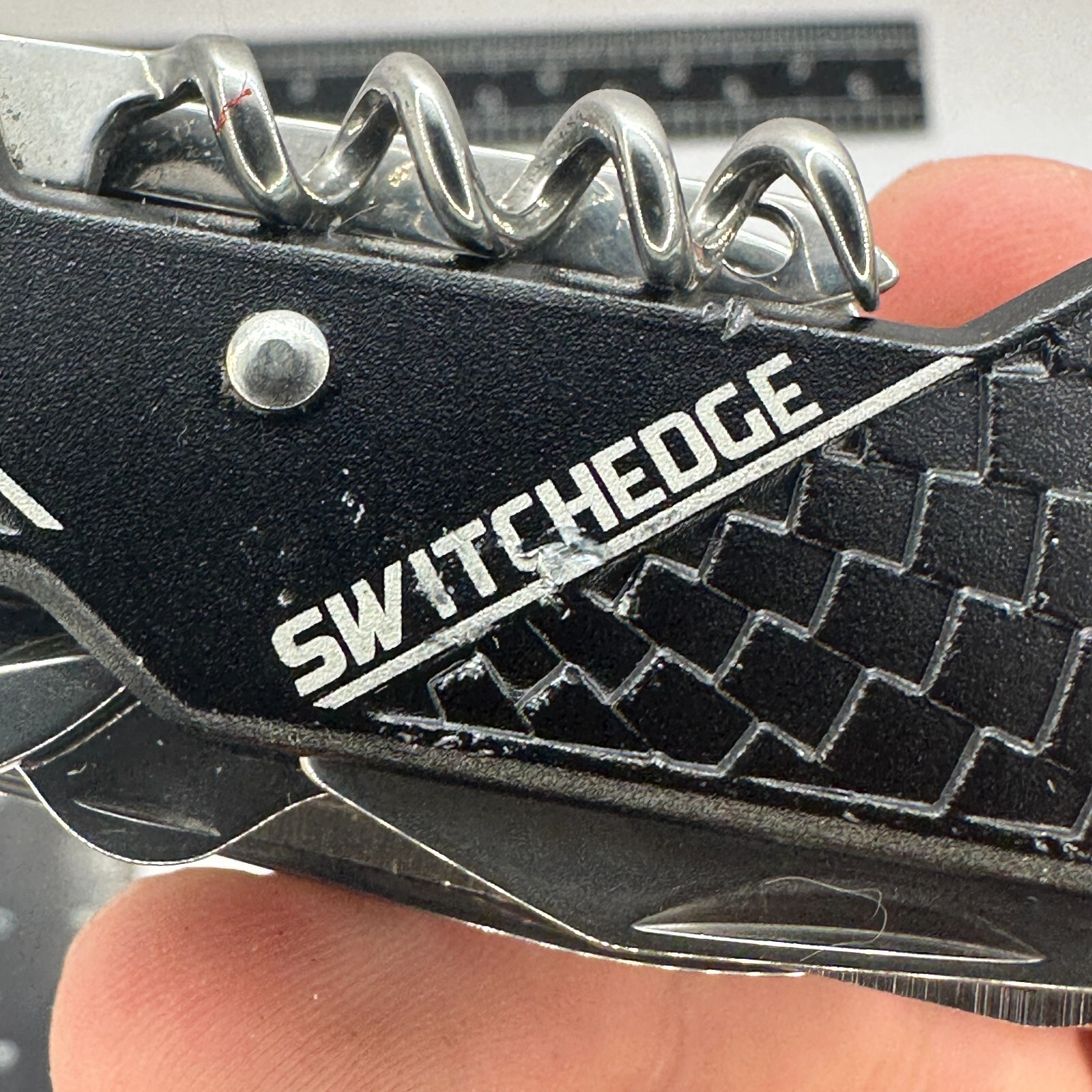 Switchedge Black 14 Tools In One Crimson Pocket Knife multi tool camping🔔