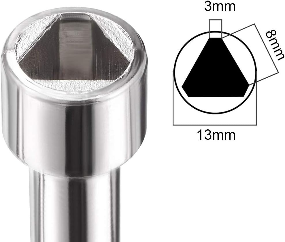 Electrical Cabinet Key 4-Way Multi Triangle/Square Water Meter Box Safety Key