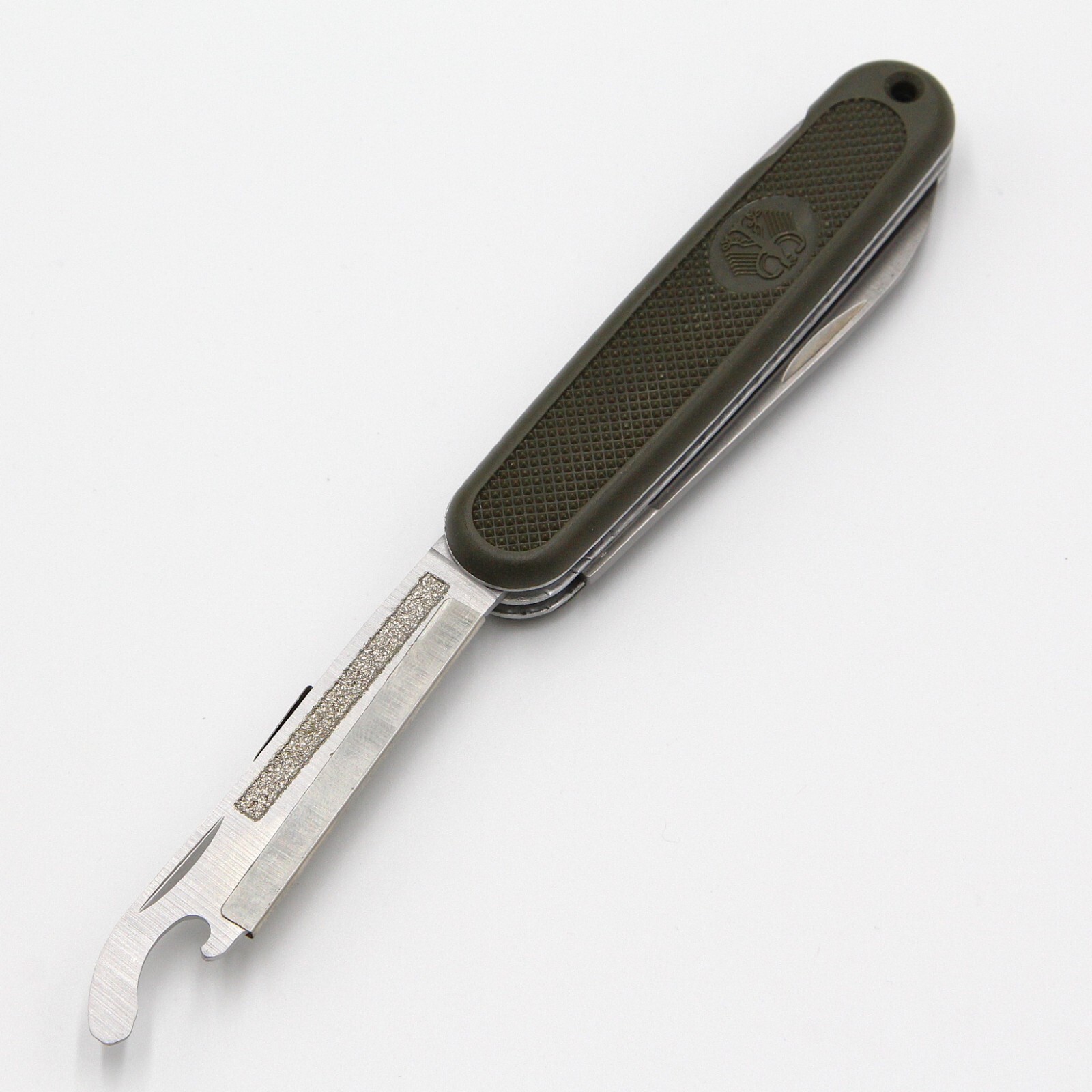 Military Bundeswehr 4 1/8″ Stainless GRN Multitool OD green Folding Knife 212