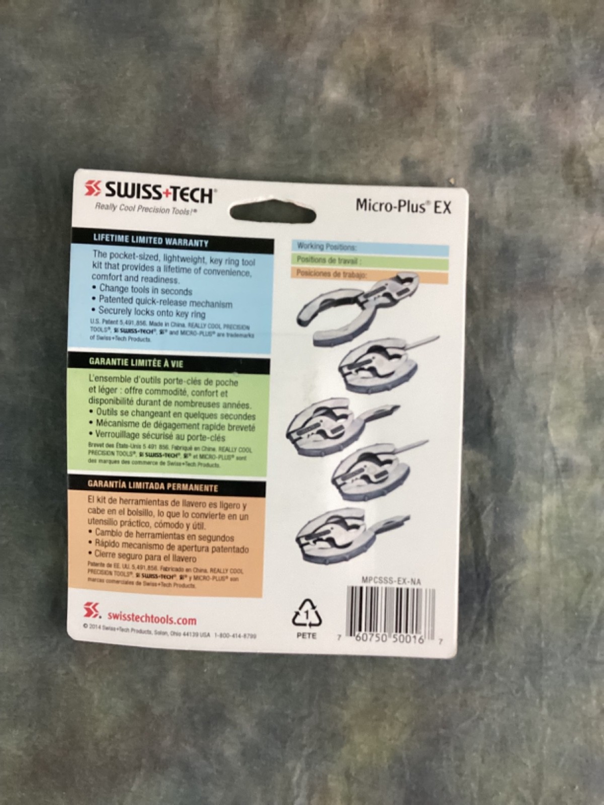 Swiss+Tech 9-In-1 Micro-Plus EX Stainless Steel Multi-Tool