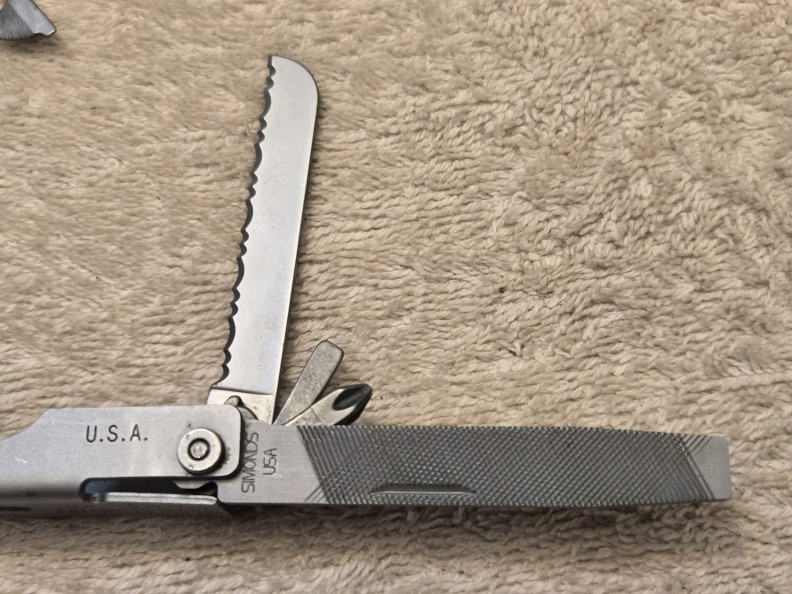 Vintage Early Gerber Multi-Plier Multi-Tool Knife, Blunt Nose Pliers