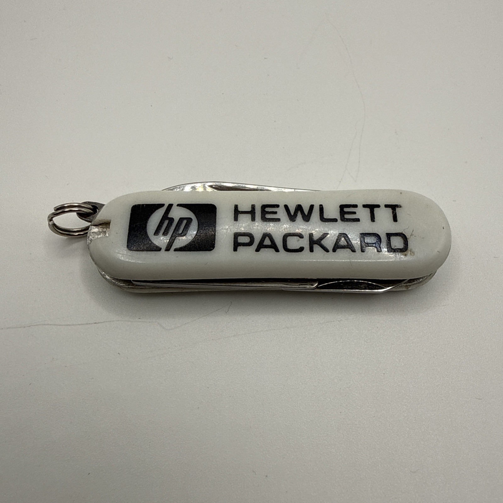 Hewlett Packard Multi-Tool Pocket Knife Scissors File White/Blue