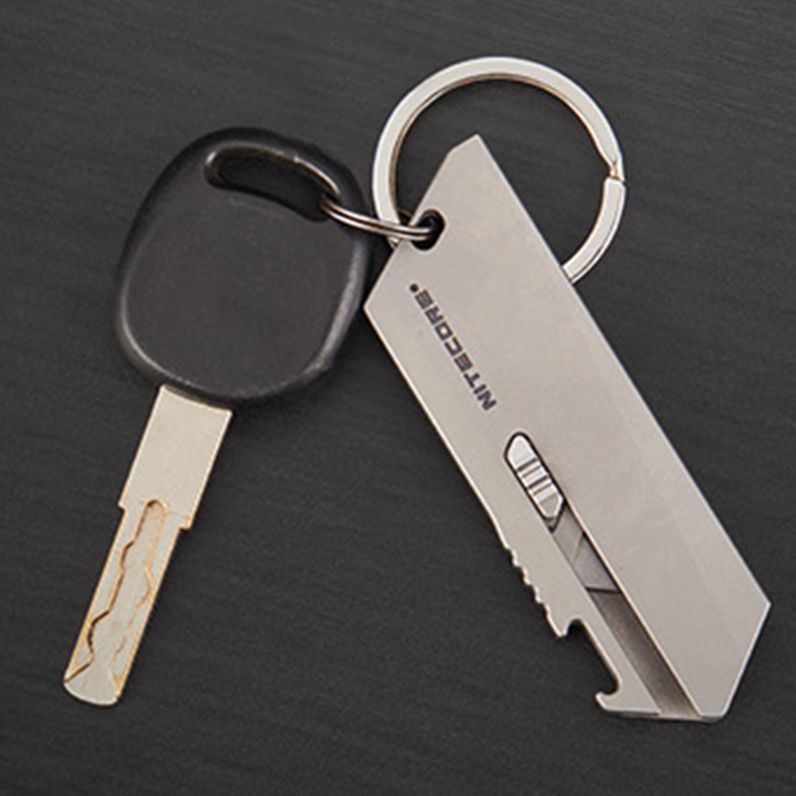 Nitecore NTK09 Knife Titanium Mini Keychain Portable Folding Utility EDC Knives