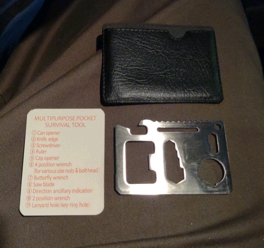 Multipurpose Pocket Survival Tool