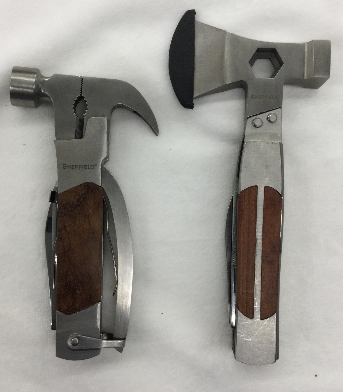 Sheffield Multi Tool Hatchet & Hammer, Stainless, New