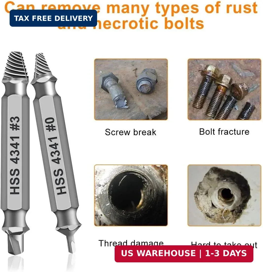 Gifts for Men,THOSAF Damaged Screw Extractor Set,Fathers Day Gifts for Dad from
