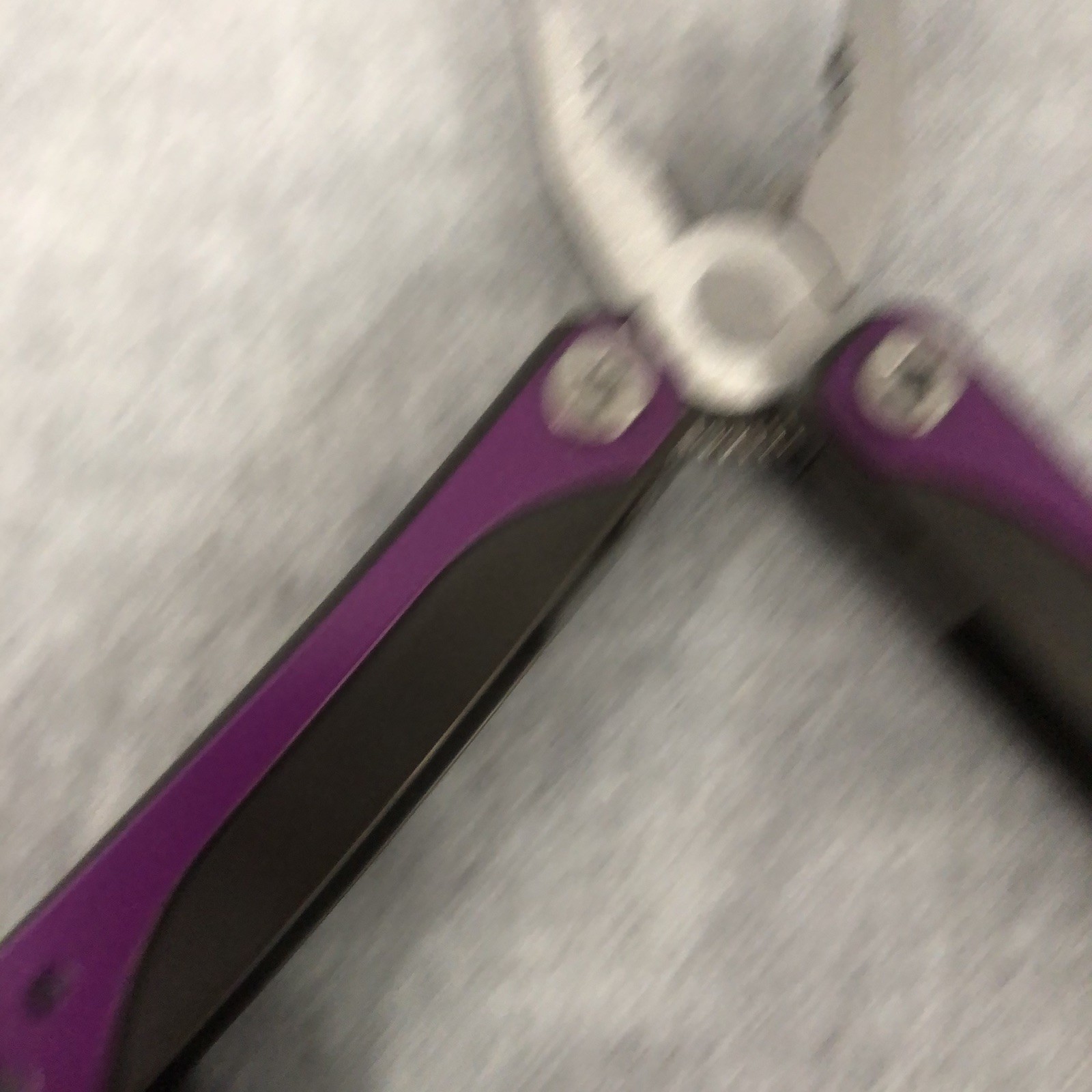 Cabela’s Multi-Tool Purple 3” Closed With Black Nylon Case With Belt Loop Clean