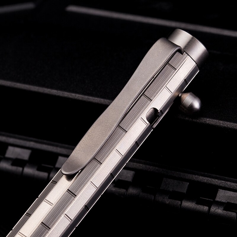 Titanium Alloy Pen Portable EDC Tools Pen TC4 Ballpoint Pen Men Office Pen Gifts