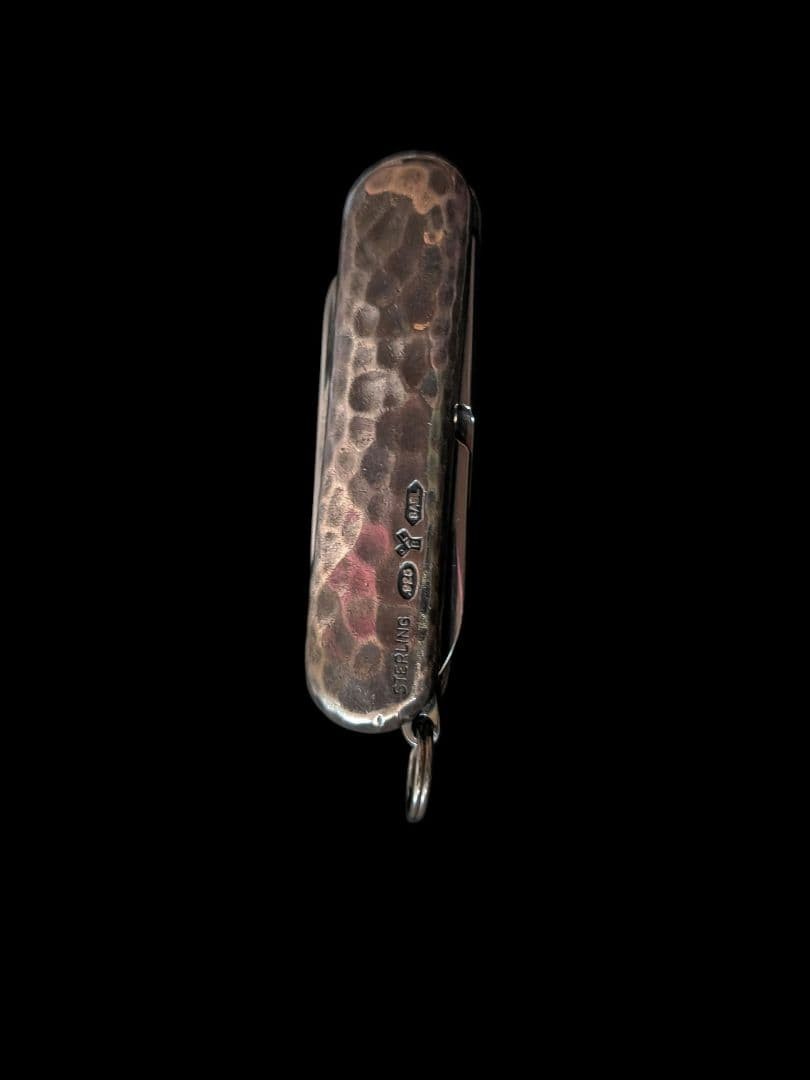 Victorinox Classic Sd Sterling Silver 925 Hammered texture Knife