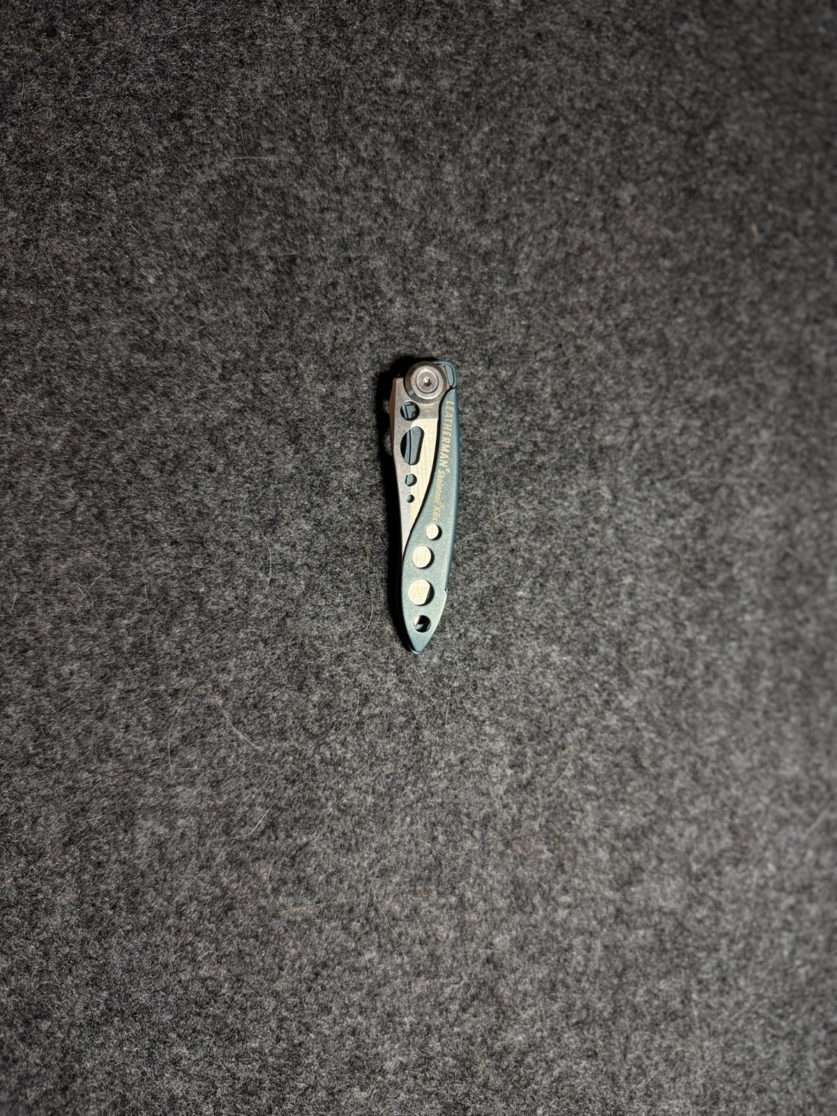 Leatherman Skeletool KBX Pocket Knife w/ Bottle Opener Navy Blue Folding Used