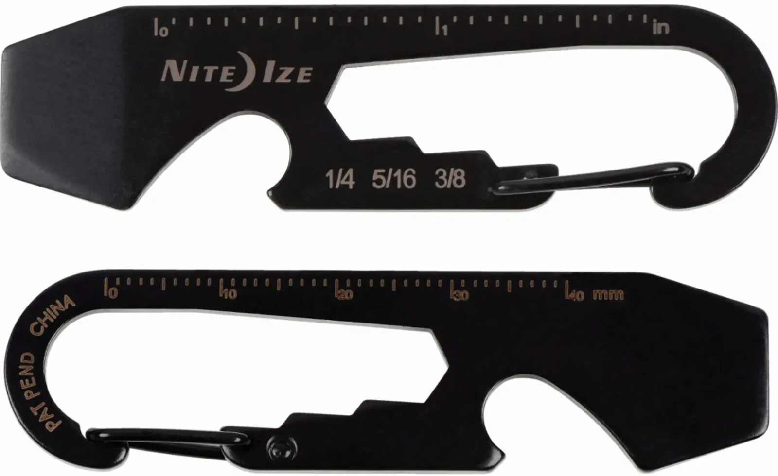 Nite Ize DoohicKey Stainless Steel 6 In 1 Multi Key Tool, Black, Free Shipping.