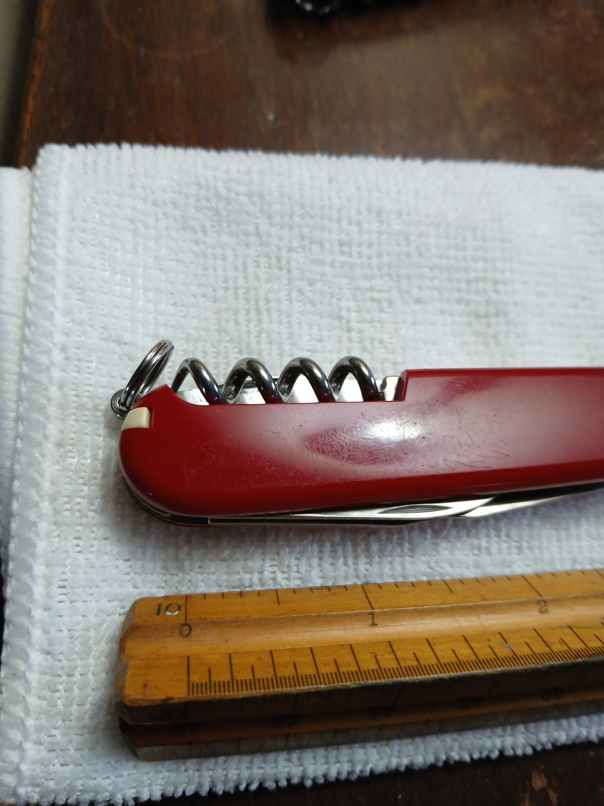Victorinox Swiss Army Knife Red 6-Tool Multi-Tool Keyring Corkscrew Openers
